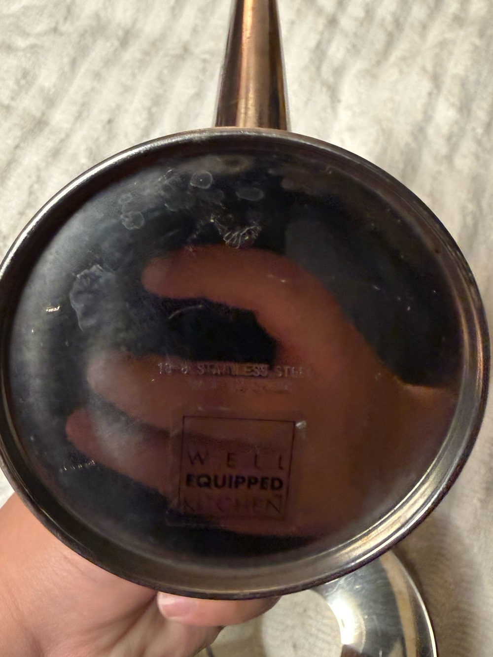 Well equipped kitchen 18/8 stainless steel oil and vinegar cruet dispenser w lid - Picture 3 of 6